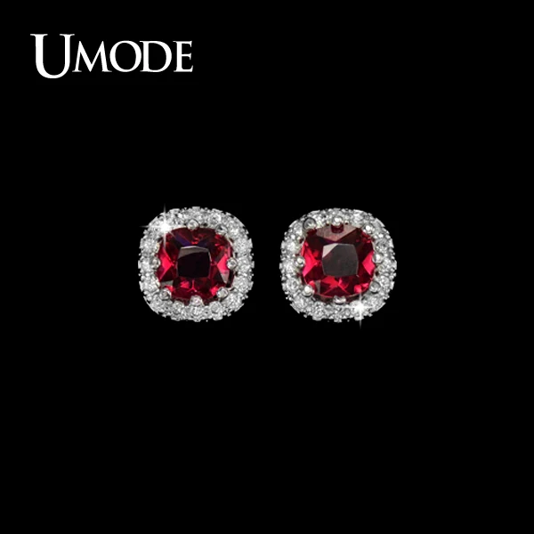 UMODE Brand Jewelry Fashion Luxury Earings Cubic Zirconia Stud Earrings For Women Wedding Party Summer Jewelry Stores AUE0071