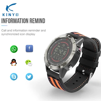 

Kinyo 2018 smart clock bluetooth camera smart watch sleep tracker intelligent wrist watch long standby smart watches men women