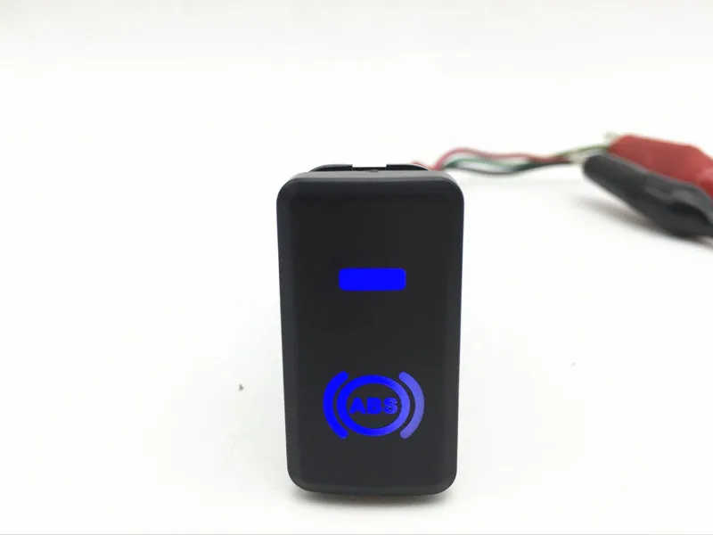 JanDeNing Car Accessory Light Switch LED On Off Locking Switch Button