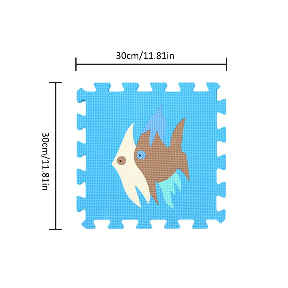 9 шт. в набор Сращивание мобилизации ЕВА морской пены коврики детские развивающие игрушки головоломки Сканирование мат