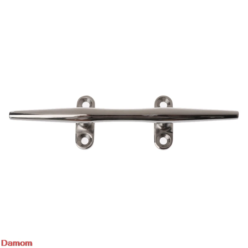 

Base Boat Dock Deck Rope Cleat Marine Bollard Yacht Stainless Steel 8"/10"/12"
