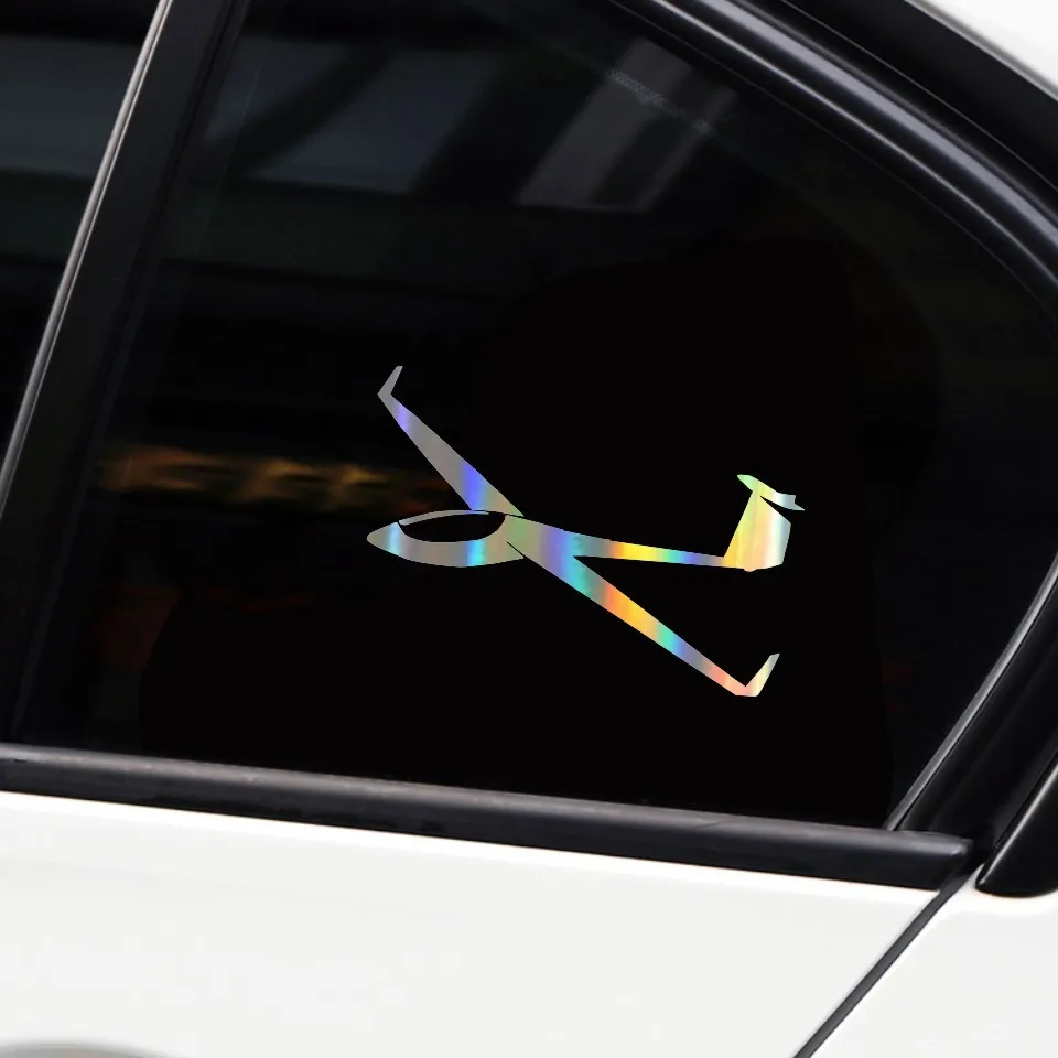 Anycuros Art Glider Pilot Motorcycle Car Styling Vinyl Stickers Decals  18cm12cm (10)