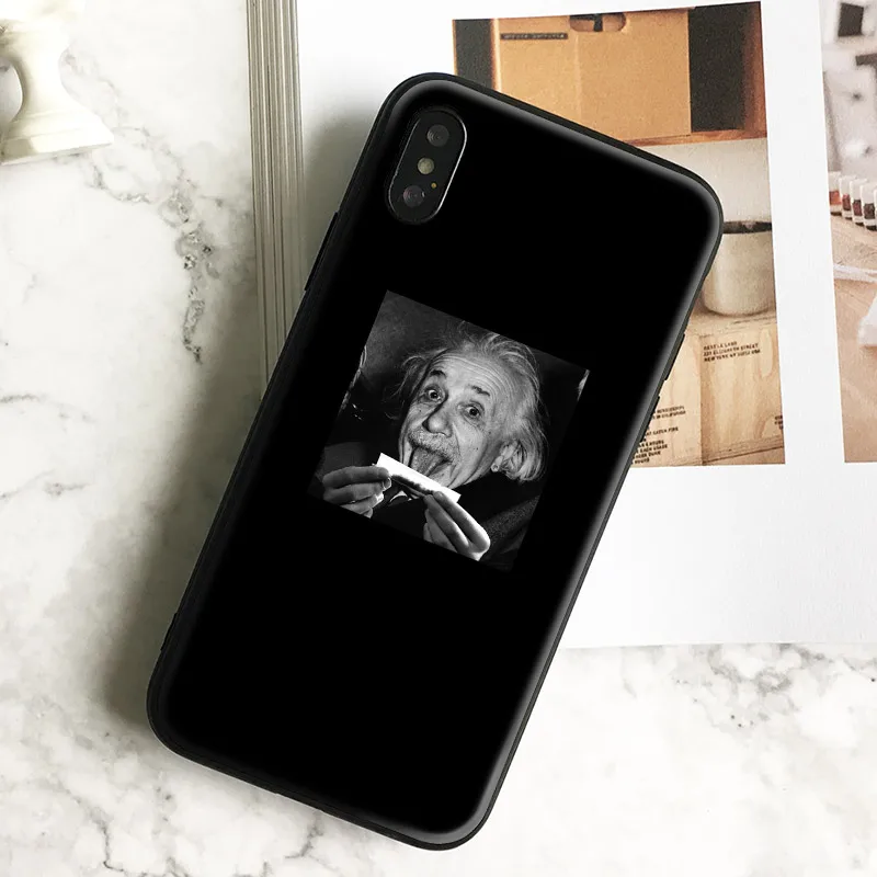 

Einstein funny Art Coque Tpu Soft Silicone Phone Case Cover Shell For Apple iPhone 5 5s Se 6 6s 7 8 Plus X XR XS MAX