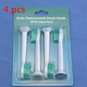 

4 pcs HX6014 TOOTH BRUSH HEADS For PHILIPS Sonicare FlexCare Diamond Clean HX6064 HX6930 HX9340 HX6950 HX6710 HX9140 HX6530