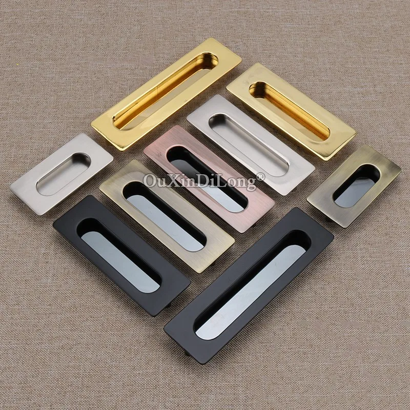 Brand New 1pair European Recessed Sliding Door Handles Hidden