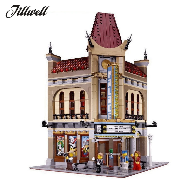 

2354pcs 15006 Street Model Building Kits Blocks Bricks Palace Cinema Set DIY Children Toys Christmas Gift Compatible legoe 10232