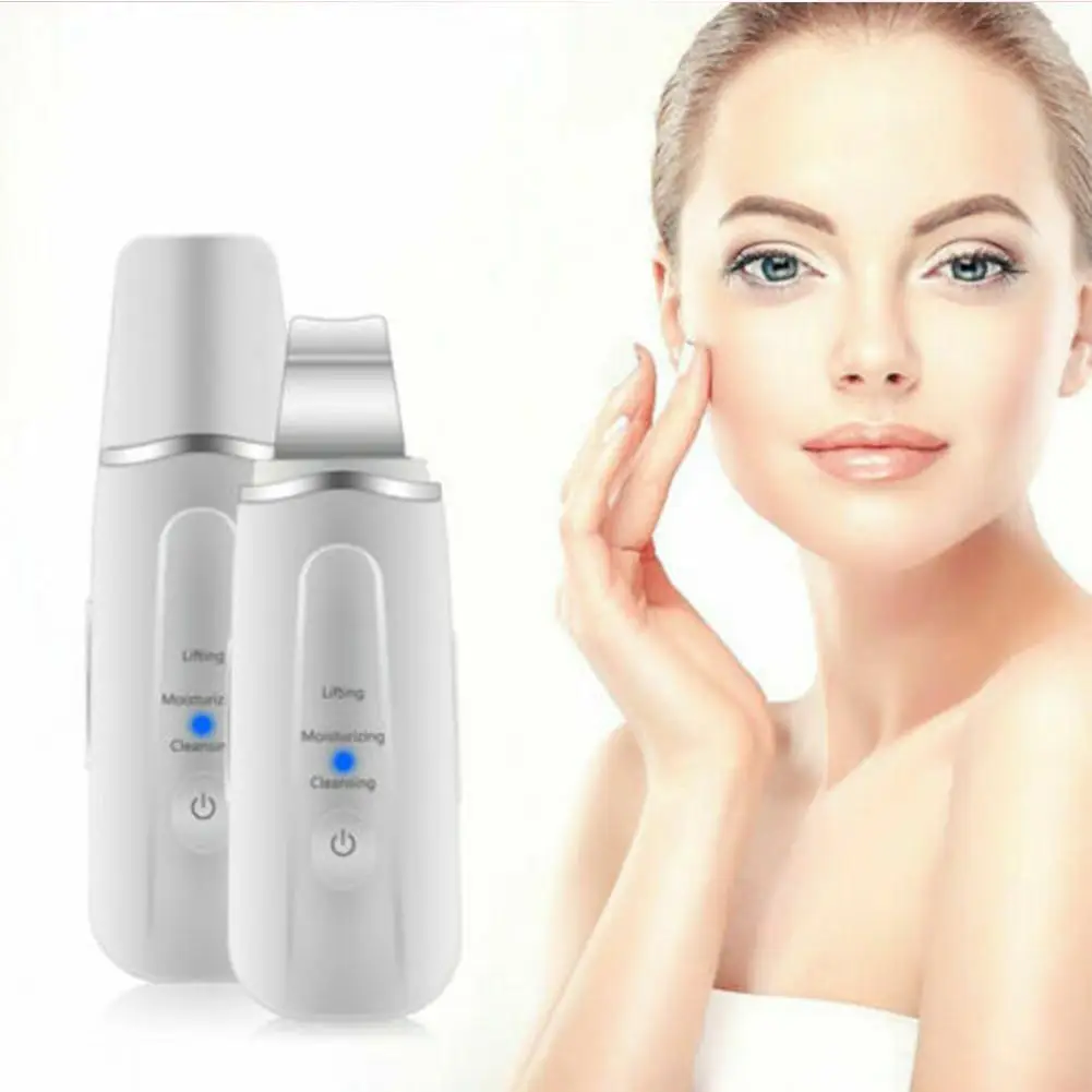 

Ultrasonic Deep Face Cleaning Machine Skin Scrubber Remove Dirt Blackhead Reduce Wrinkles and spots Facial Whitening Lifting