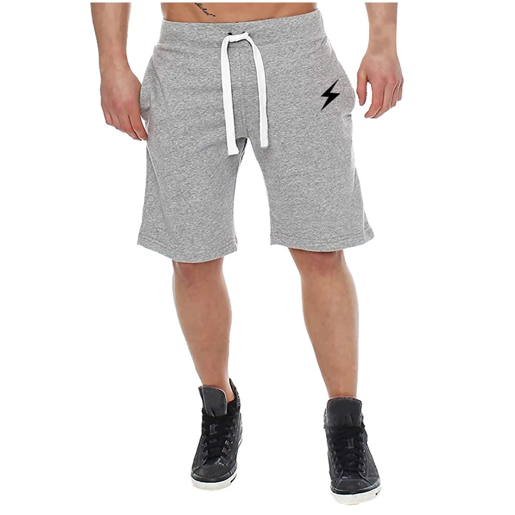 Мужские однотонные комбинированные хлопковые мульти-комбинезоны с карманами шорты модные брюки повседневные шорты для фитнеса мужские шорты для бодибилдинга 6,18