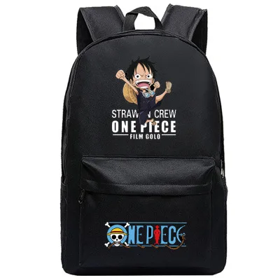 BK Аниме one piece рюкзак для женщин Roronoa Зоро мультфильм рюкзак школьные сумки для ноутбука сумка для подростков книжные сумки мужские дорожные сумки - Цвет: BK