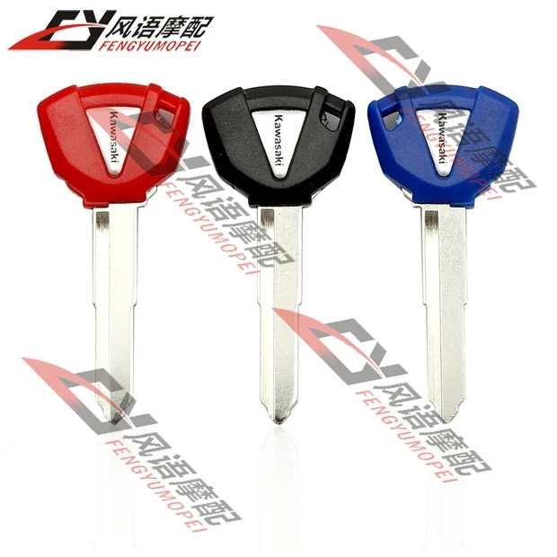 3 шт. для Kawasaki Ninja ZX-6R ZX-7R ZX-9R ZX-10R ZX-12R ZZR400 ключ мотоцикла черный + красный синий