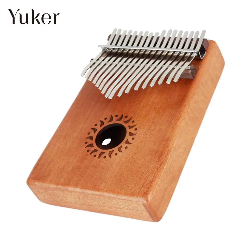 

Mahogany 4 Colors Thumb Piano Novice Practice Kalimba Finger Thumb Piano Mbira Sturdy