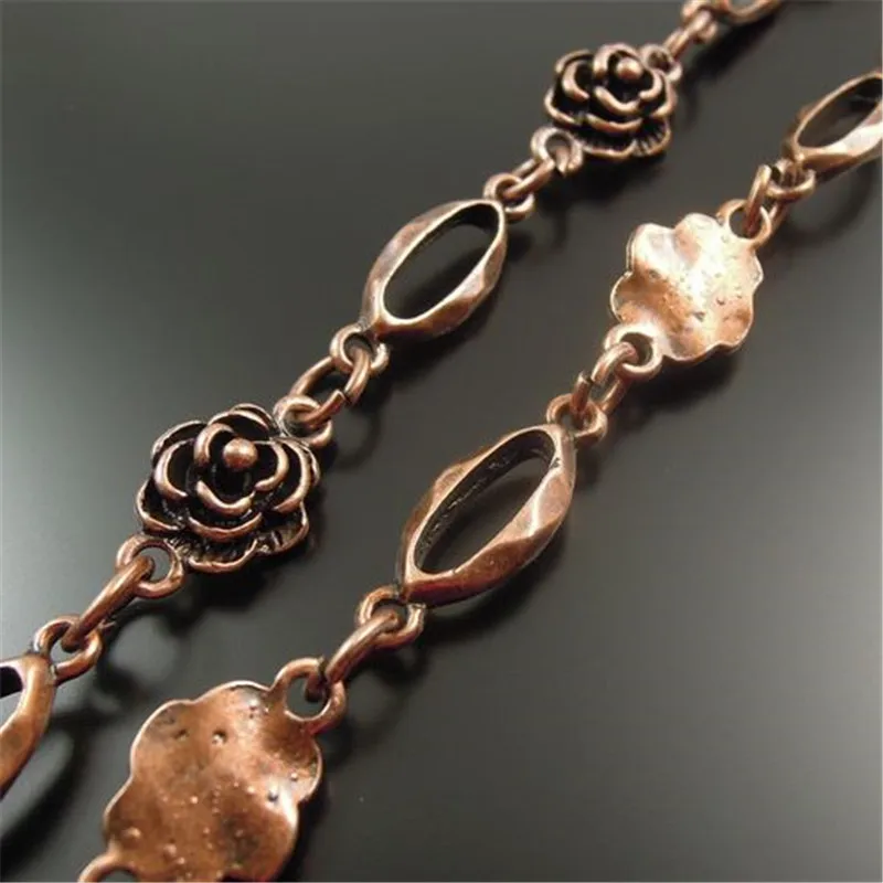 1Meter  1Lot  Antiquqe Style Copper  Tone  Jewelry Necklace Chain 10*10MM  (32458)