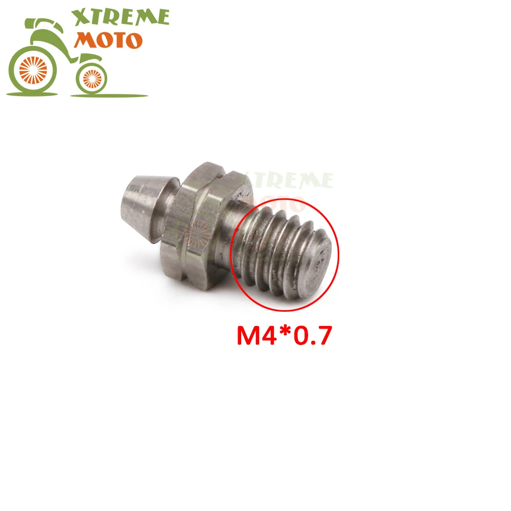 Motorcycle Footrests M4*037 CNC Foot Rest Peg Footpeg Bolt Screw Teeth For KTM EXC EXCF XC XCF XCW XCFW 125-530 Motorcycle