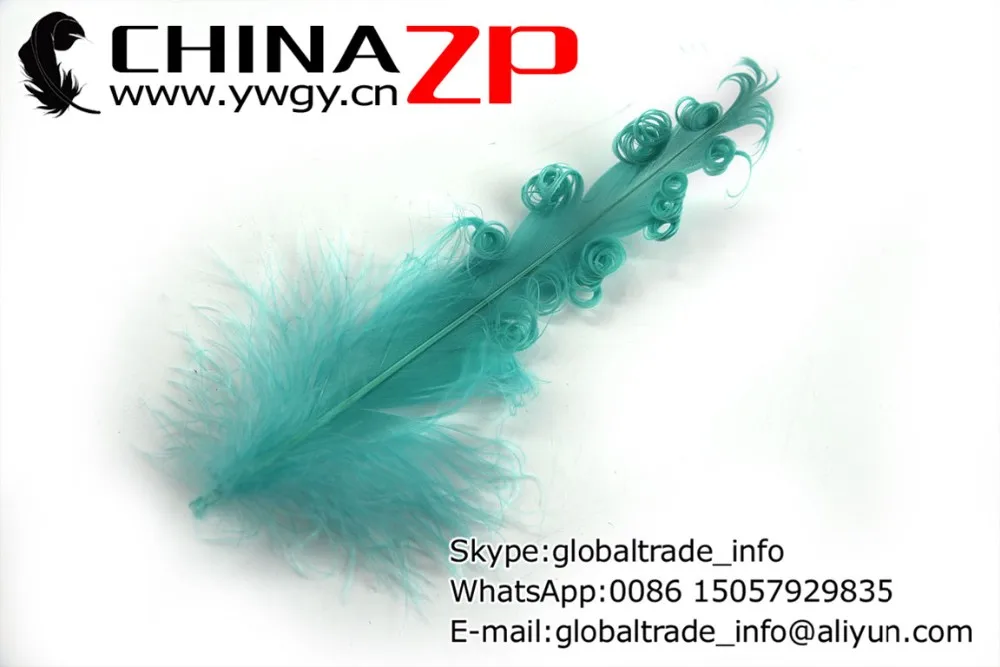 Chinazp Заводские 100 штук/цвет/lot выбранный премьер качество окрашенные Aqua Blue Гусь satinettes свернувшись свободные перья