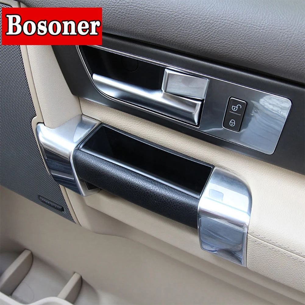 For Land Rover Discovery 4 LR4 2010-2016 ABS Car Accessories Interior Door Handle Storage Box Glove Armrest Box Tray Organizer For Land Rover Discovery 4 LR4 2010-2016 ABS Car Accessories Interior Door Handle Storage Box Glove Armrest Box Tray Organizer