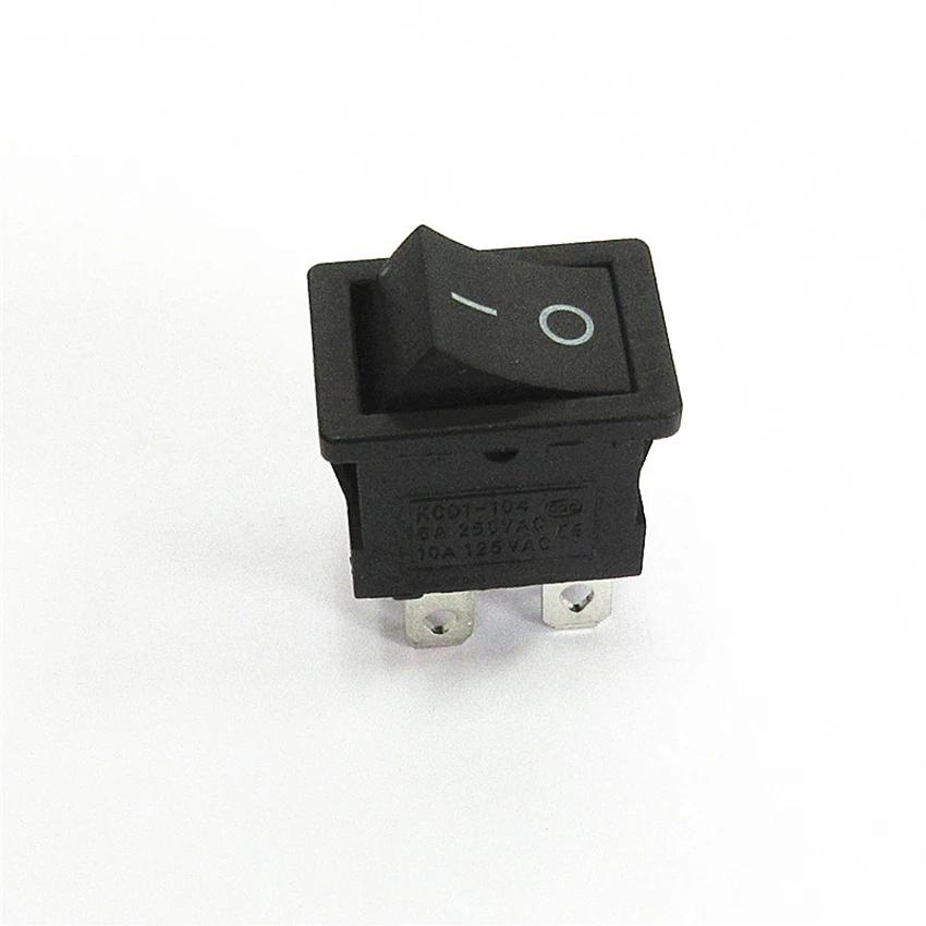 2 шт./компл. AC 6A 250V 10A 125V KCD1 104 кулисный переключатель лодки выключатель питания