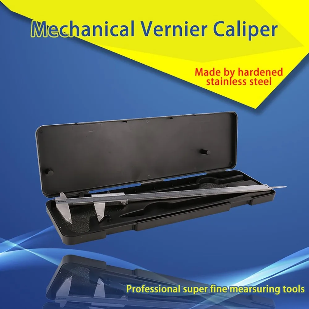 

Proskit PD-303 Mechanical Vernier Caliper Stainless Steel 300MM Metric System Imperial Standard Micrometer Measuring Tool