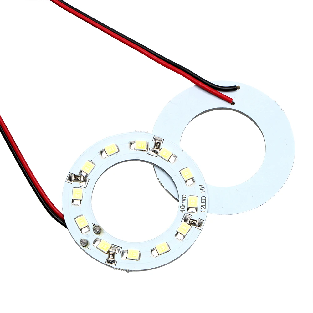 LEEPEE 2 шт./компл. 12SMD 1210 3528 40 мм Авто дневные ходовые огни автомобилей головной