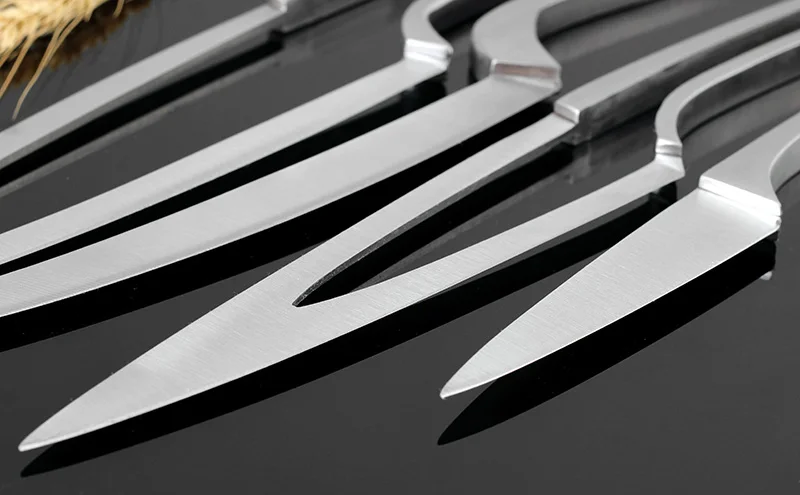Кухонный нож XITUO, набор из 4 предметов, многофункциональный инструмент для приготовления пищи, прочный нож из нержавеющей стали для шеф-повара, набор ножей для столовой и бара, Уникальный специальный дизайн