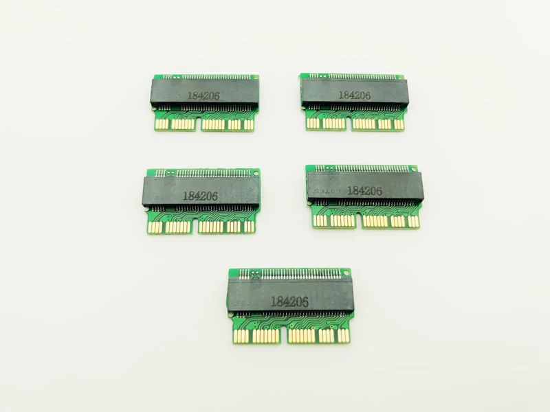 5 шт. M key M.2 PCI e AHCI SSD адаптер карта для 2013 2014 2015 MACBOOK Air A1465 A1466 Pro A1398 A1502 A1419 NGFF MD711