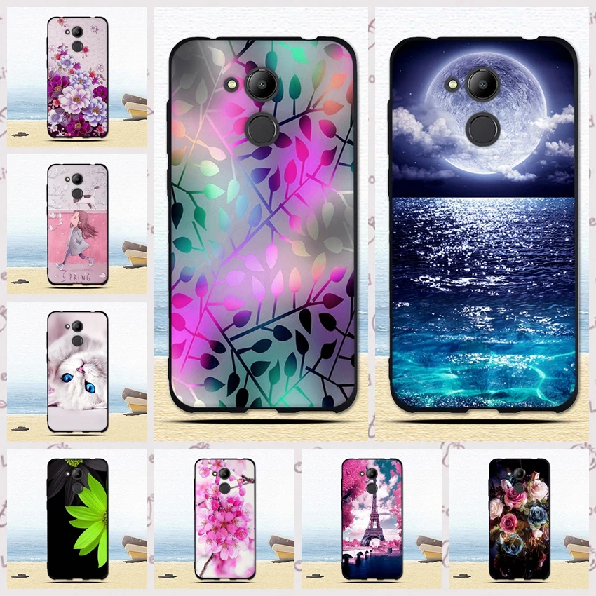 Soft Silicone Phone Case For Huawei Honor 6C Pro TPU Back Cover For ...