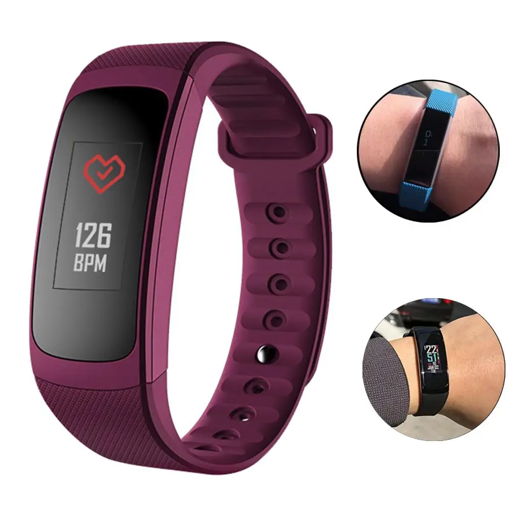 

Zeblaze Plug C Continuous Heart Rate Smart Wristband Always-on Color Display Long Battery Life IP67 Wristband Fitness Bracelet