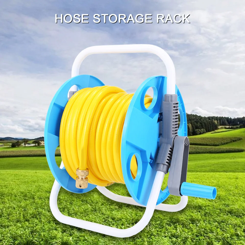 

Portable Car Washing Water Pipe Storage Rack Garden Water Hose Reel Cart Water Pipe Storage