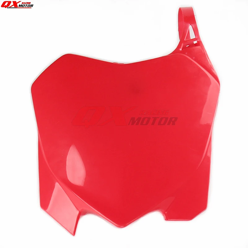 

Plastic Front Number Plates Name Plate red for CRF CRF250R 10-13 CRF450R 09-12 Off road Racing Motocross