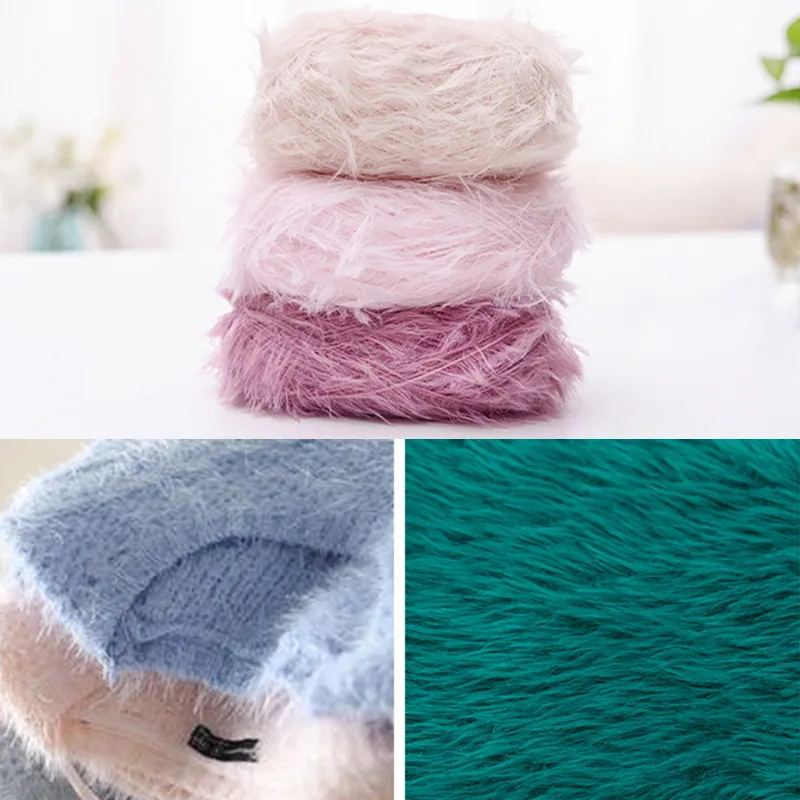 

350M Feather Yarn DIY hand knitting woven Baby Children sweater scarf hat