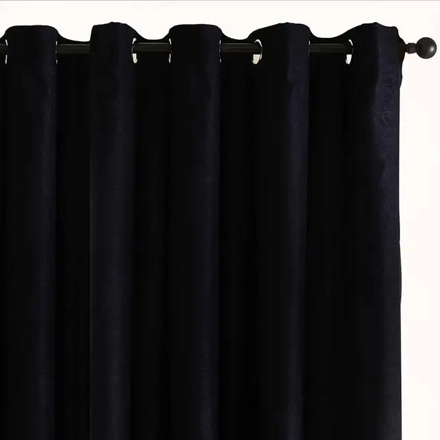 Top Finel Modern Solid Velvet Blackout Curtains for Living ... on {keyword}