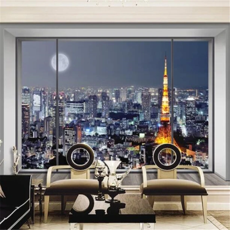 Beibehang Custom Wallpaper 3d Mural Dreamy High Rise Building Beautiful View Window Tv Background Wall Papers Home Decor Murals Wallpapers Aliexpress Beibehang Custom Wallpaper 3d Mural Dreamy High Rise Building Beautiful View Window Tv Background Wall Papers Home Decor Murals Wallpapers Aliexpress