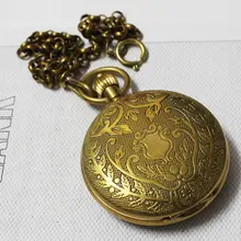 Персональные механические часы Half Hunter с латунным покрытием