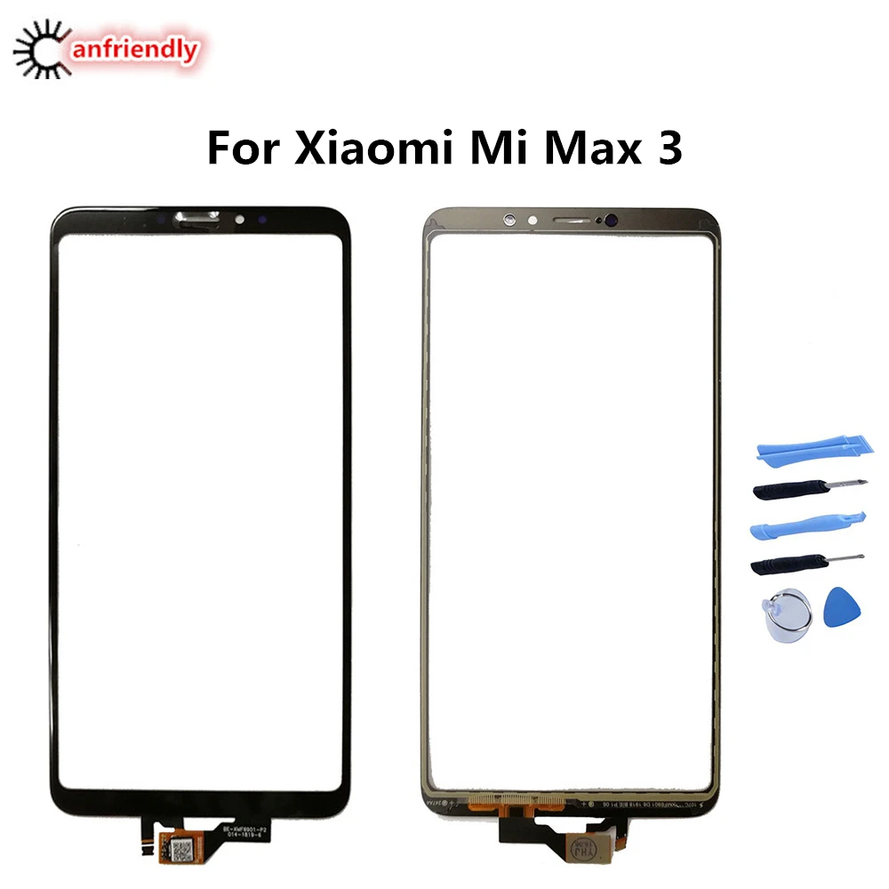 

6.9" Touch Screen For Xiaomi Mi Max 3 Max3 Replacement Touch Panel Phone Accessories Front Glass For Xiaomi Max 3 Touch Screen