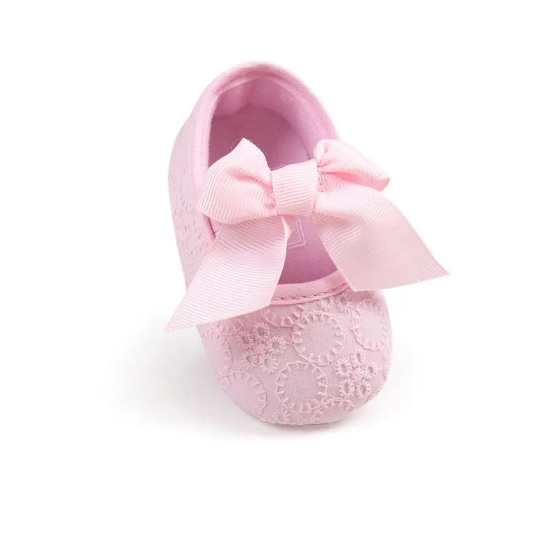 Летняя детская обувь для девочек; Модная хлопковая обувь для малышей; обувь для маленьких девочек; обувь на мягкой подошве с бантом-бабочкой