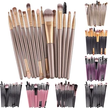 Professional 15Pcs Makup Brushes Set Tools Make-up Toiletry Kit Brand Make Up Brush Set Pincel Maleta De Maquiagem