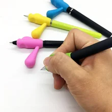 4 шт./компл. Творческий коррекция осанки при письме устройство для того, чтобы держать ручка коррекции Мягкие силиконовые канцелярские принадлежности учащийся ребенок подарок