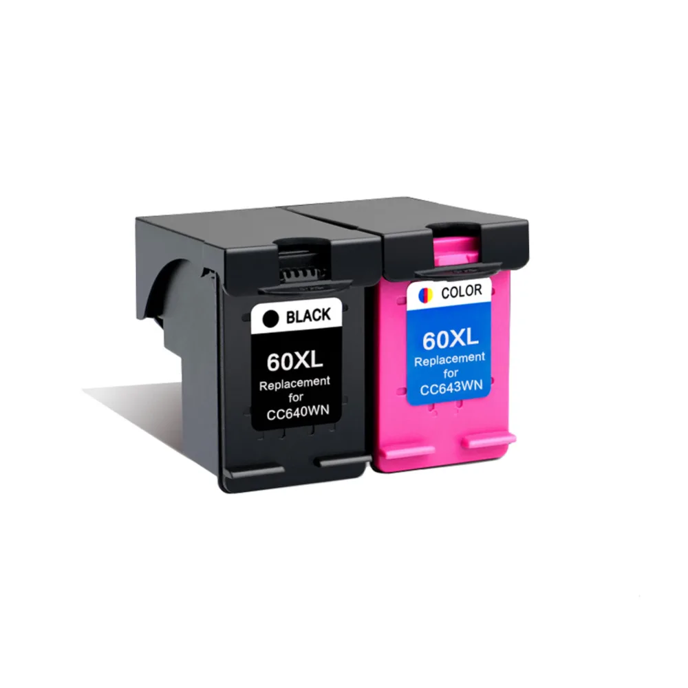 1 комплект 60XL чернильные картриджи для HP60 XL HP Deskjet C4685 C4688 C4798 C4799 D110a ENVY 100 110 111 114 120 121