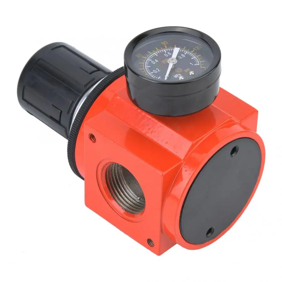 

0.05-0.85MPa G1" Port Air Source Gas Pressure Regulator Reducing Valve With Gauge Air Pressure Regulator Regulating Valve