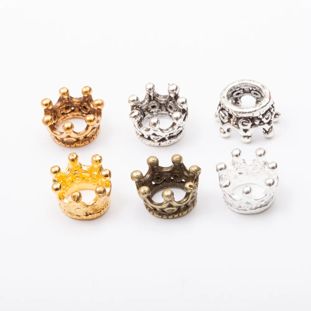 

34pcs Crown Vintage zinc alloy metal pendant charms for diy jewelry making 5620
