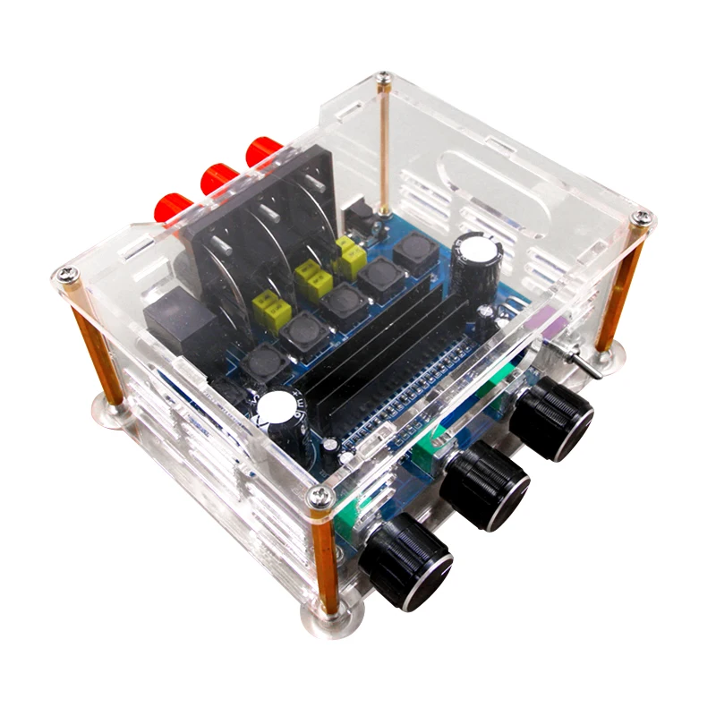Цифровой усилитель Aiyima mega bass 2 1 TPA3116D2 стерео DC12V 24V сабвуфер Плата усилителя звука