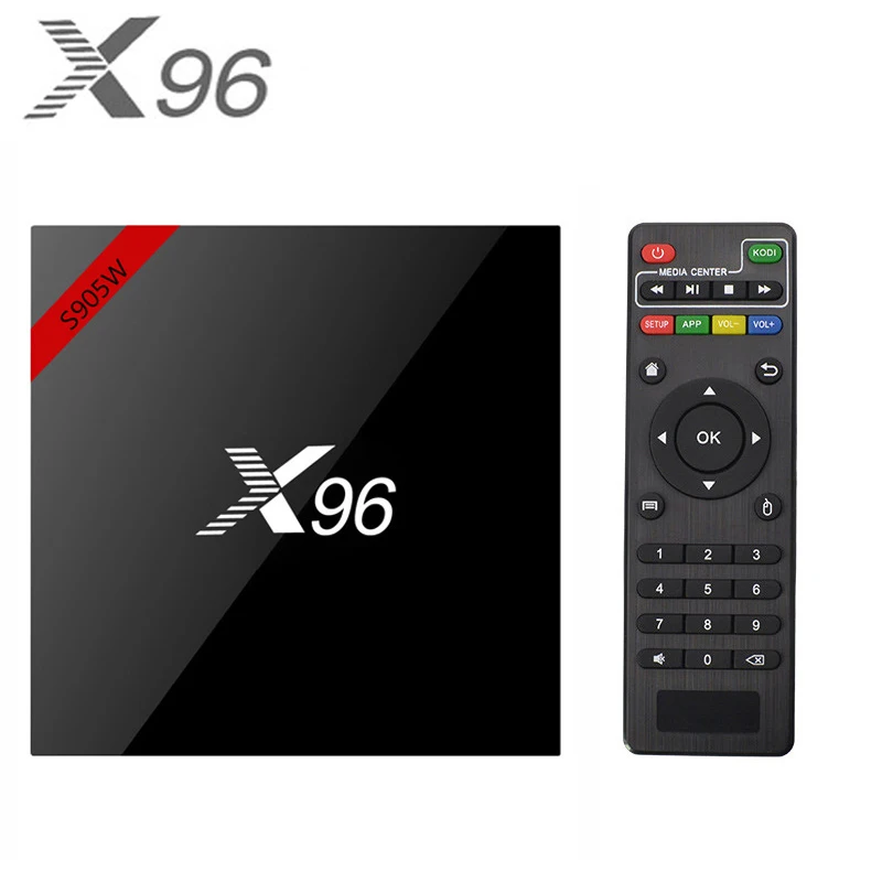 

New!!X96W Android 7.1 Smart TV Box Amlogic S905W 1+8G / 2+16G Bluetooth Support 2.4GHz WiFi HD 4K Media Player Set top Box