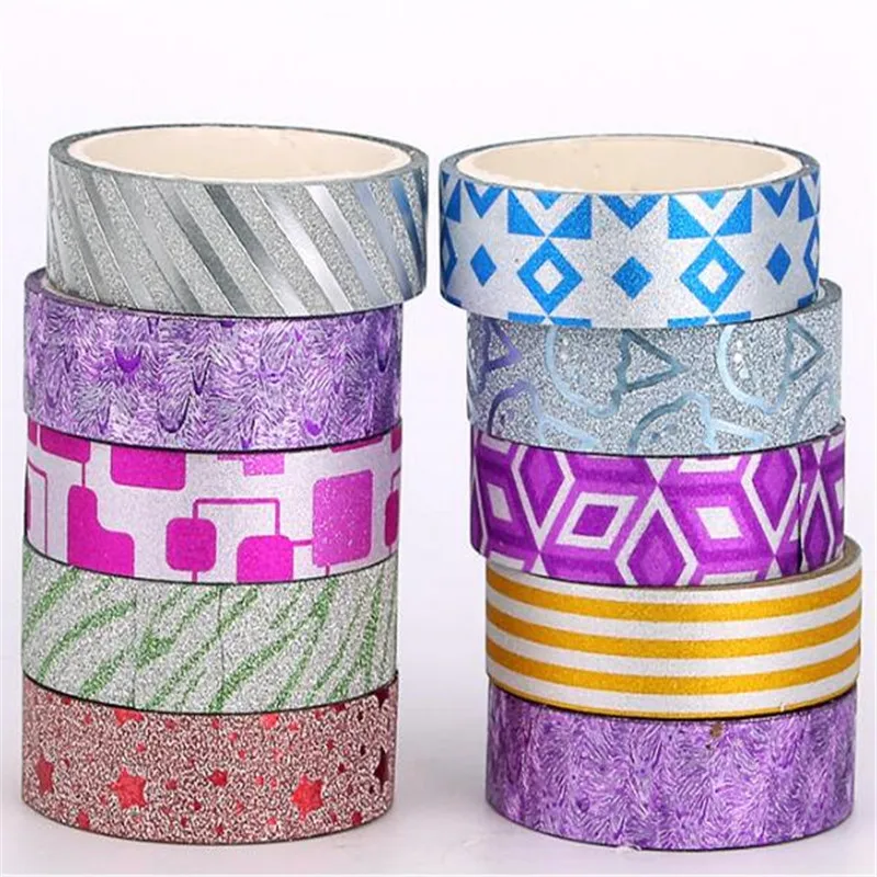 3 Meter 10pcs Artificial Geometry Glitter Stick Paper Tape Diy Flower Vase Craft Home Wall Decor CD031 In Party DIY Decorations From Garden On 3 Meter 10pcs Artificial Geometry Glitter Stick Paper Tape Diy Flower Vase Craft Home Wall Decor CD031 In Party DIY Decorations From Garden On
