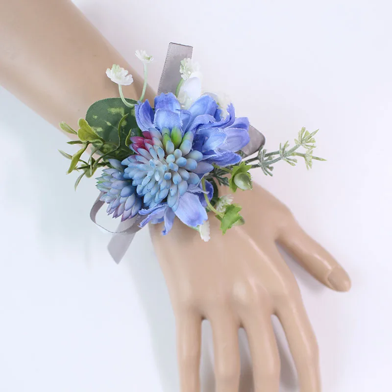5   wedding Wrist Corsage Bracelet wrist flower  (36)