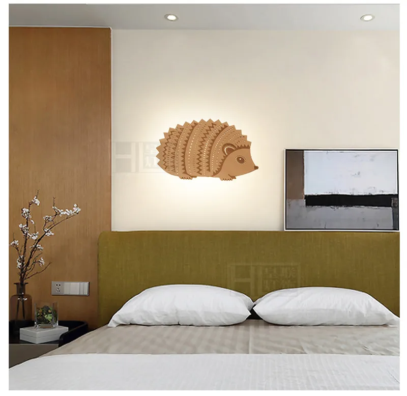 Hedgehog Wall Lamp 11