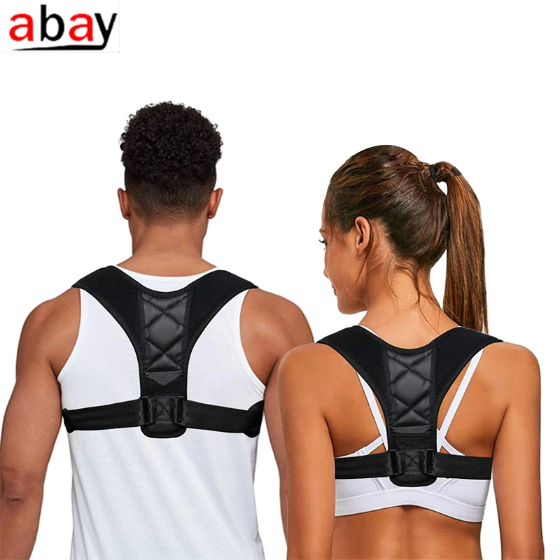 

ABAY Brace Support Belt Adjustable Back Posture Corrector Clavicle Spine Back Shoulder Lumbar Posture Correction MR501