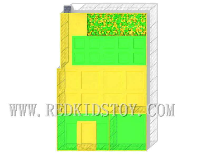 ASTM/TUV/CE сертифицированный батут парк для взрослых и детей HZ-LG7914b