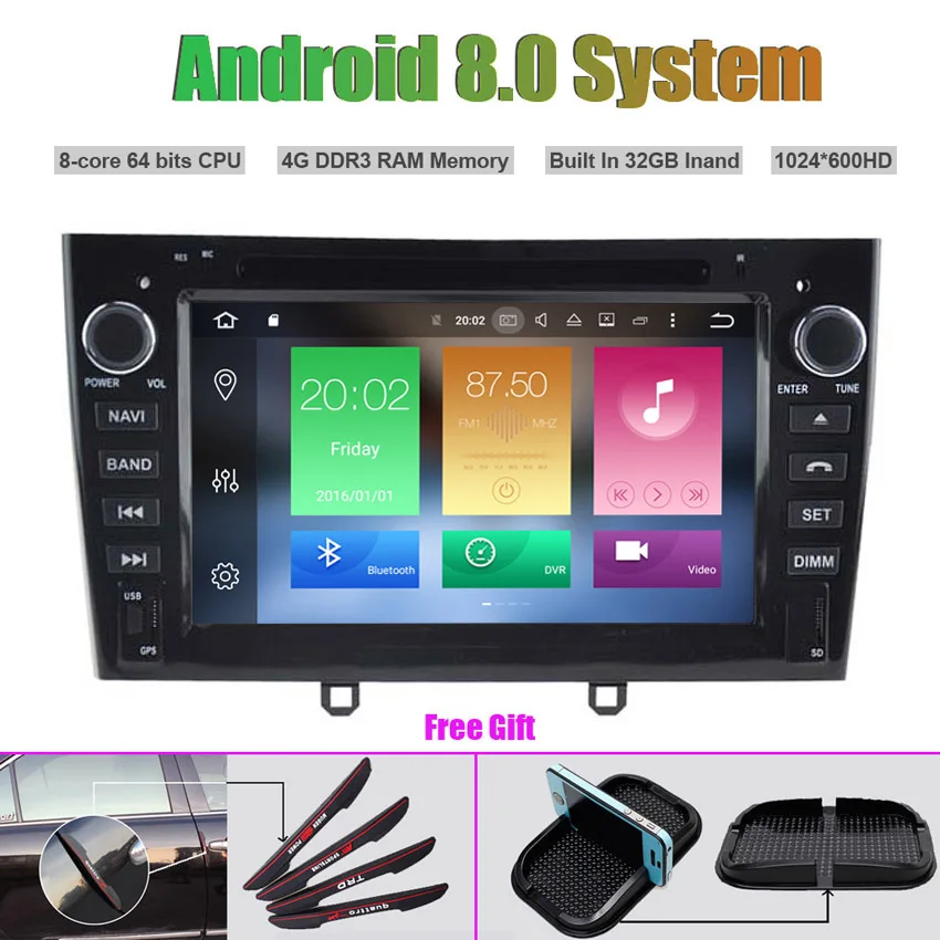 

Octa-Core Android 8.0 CAR DVD Player for PEUGEOT 408 2010-2011 Auto RADIO STEREO GPS navigation