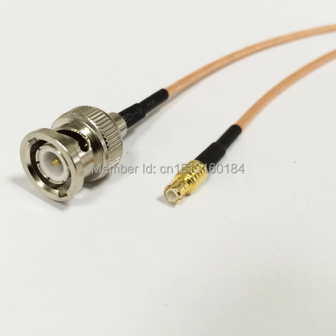 New Modem Coaxial Cable Bnc Male Plug To Mcx Male Plug Connector Rg316