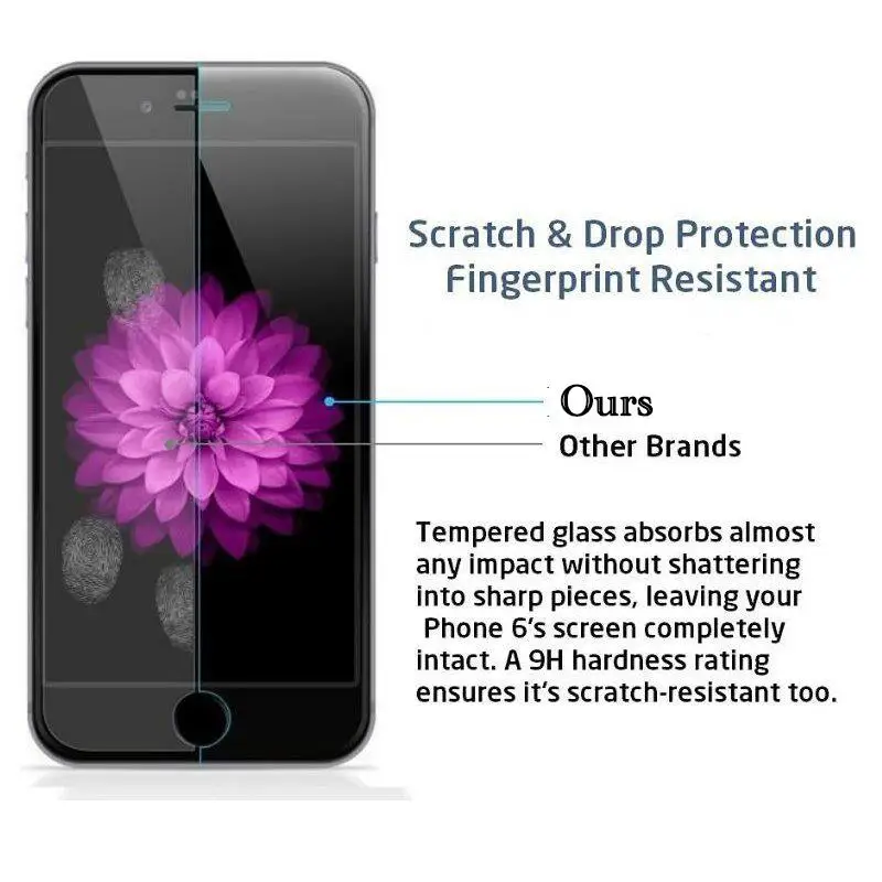 زجاج واقي على ل فون 6 S 6 s زائد 6 splus S6 Iphone6 المقسى غلاس ل أبل أنا الهاتف iphon 6 زائد شاشة حماية