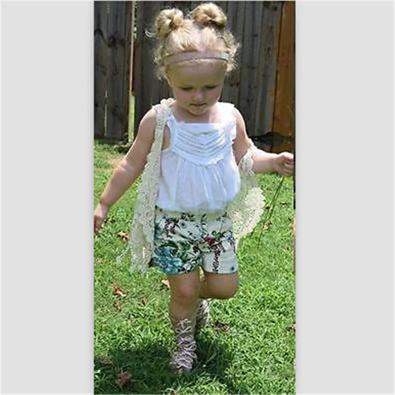 2017 Summer Children Cardigan Girls Jacket Crochet Lace Hollow Tassel